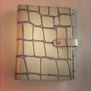 Franklin Covey compact size genuine leather binder